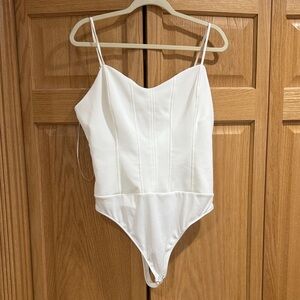 Elegant White Bodysuit for Women